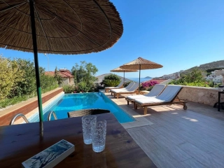 Villa Sole Myra | Kalkan’da Deniz Manzaralı ve Sonsuzluk Havuzlu Villa